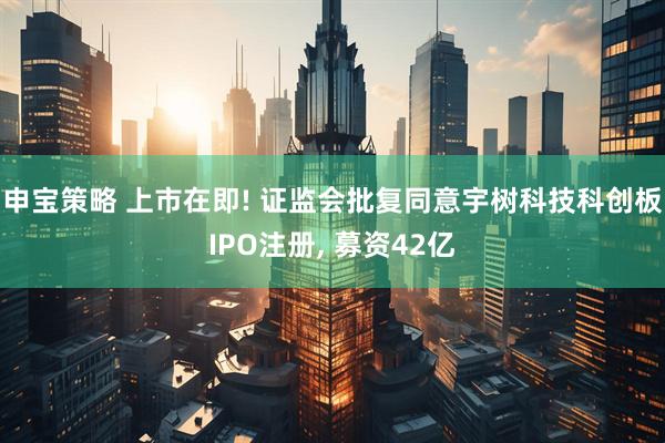 申宝策略 上市在即! 证监会批复同意宇树科技科创板IPO注册, 募资42亿