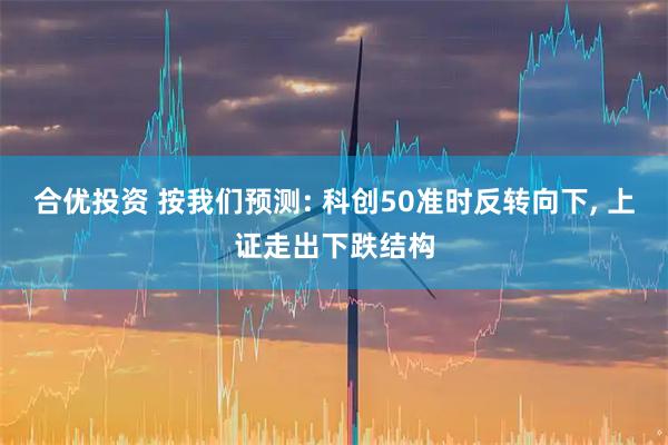 合优投资 按我们预测: 科创50准时反转向下, 上证走出下跌结构