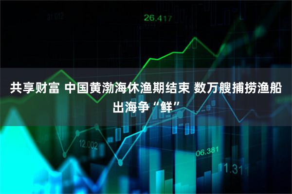 共享财富 中国黄渤海休渔期结束 数万艘捕捞渔船出海争“鲜”